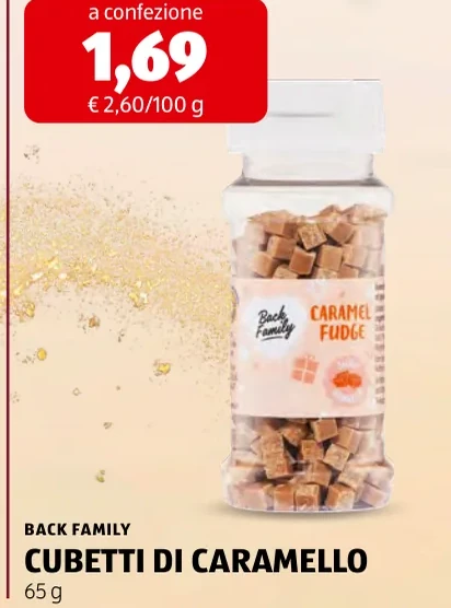 CUBETTI DI CARAMELLO - Back Family