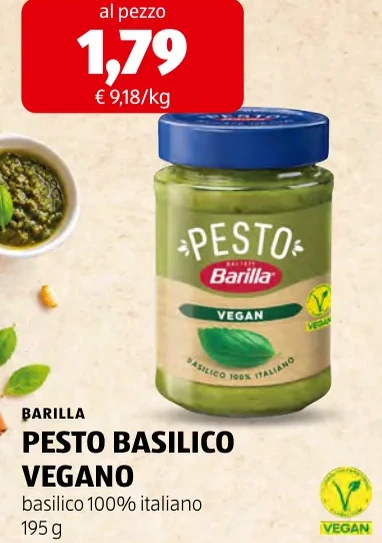 PESTO BASILICO VEGANO - Barilla