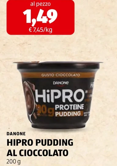 HIPRO PUDDING AL CIOCCOLATO - Danone