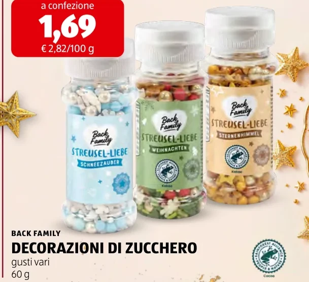 DECORAZIONI DI ZUCCHERO - Back Family