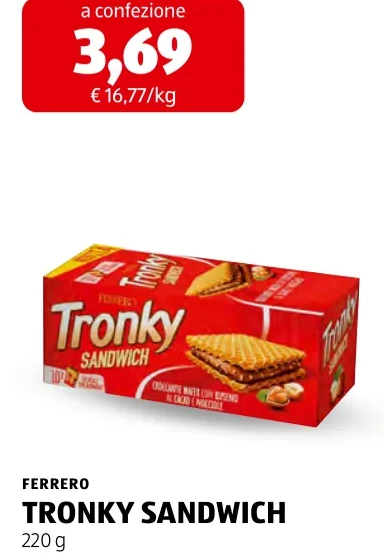 TRONKY SANDWICH - Ferrero