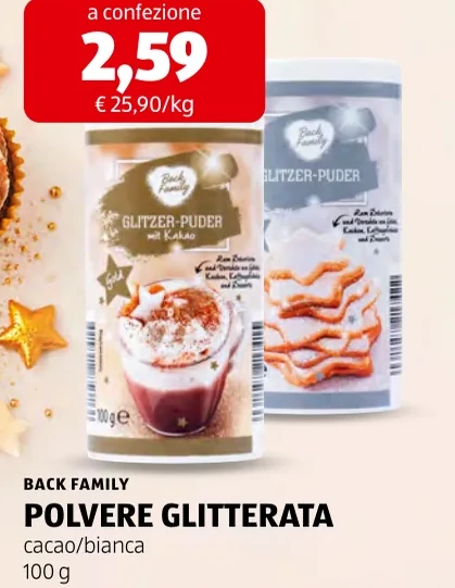 POLVERE GLITTERATA - Back Family