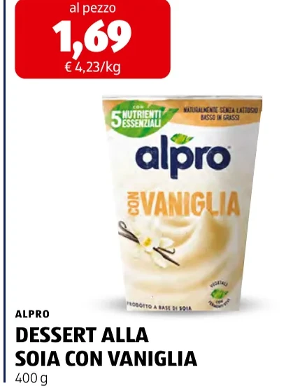 DESSERT ALLA SOIA CON VANIGLIA - Alpro