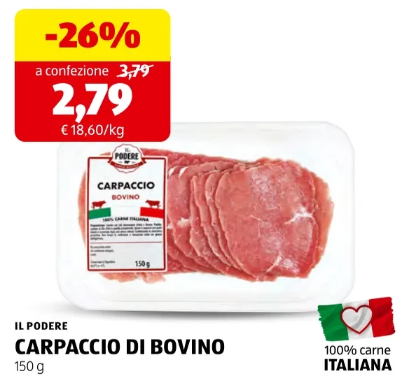 CARPACCIO DI BOVINO - Il Podere