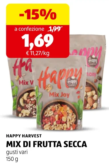 MIX DI FRUTTA SECCA - Happy Harvest