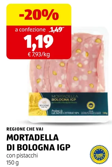MORTADELLA DI BOLOGNA IGP - Regione Che Vai
