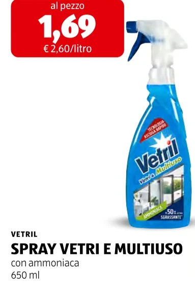 SPRAY VETRI E MULTIUSO - Vetril