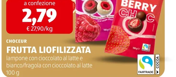 FRUTTA LIOFILIZZATA - Choceur