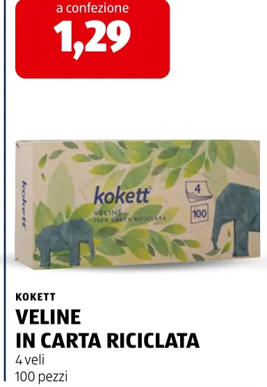VELINE IN CARTA RICICLATA - Kokett