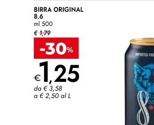 BIRRA ORIGINAL 8.6 ml 500
