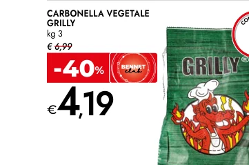 CARBONELLA VEGETALE GRILLY kg 3