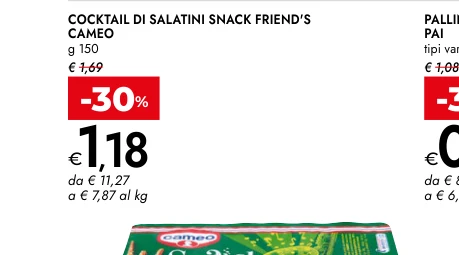 COCKTAIL DI SALATINI SNACK FRIEND'S CAMEO g 150