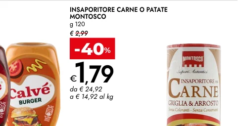 INSAPORITORE CARNE O PATATE MONTOSCO g 120
