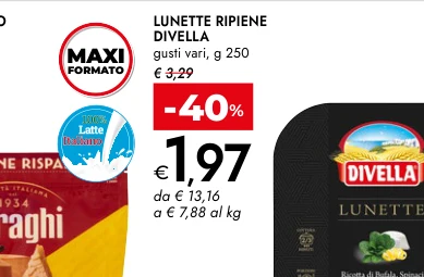 LUNETTE RIPIENE DIVELLA gusti vari, g 250
