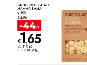 GNOCCHI DI PATATE MAMMA EMMA g 400