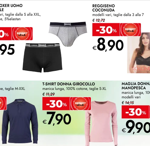 T-SHIRT DONNA GIROCOLLO manica lunga, 100% cotone, taglie S-XL
