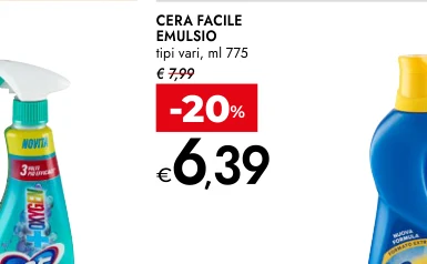 CERA FACILE EMULSIO tipi vari, ml 775