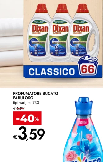 PROFUMATORE BUCATO FABULOSO tipi vari, ml 730