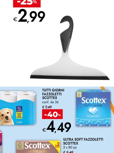 TUTTI GIORNI FAZZOLETTI SCOTTEX conf. da 36