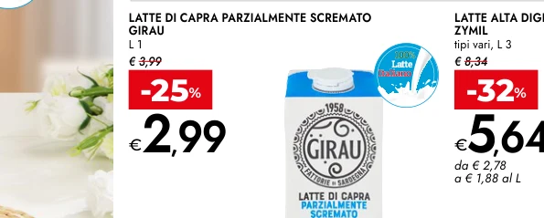 100% Latte Italiano -25%