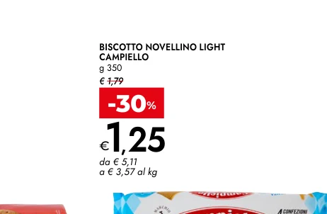 BISCOTTO NOVELLINO LIGHT CAMPIELLO g 350