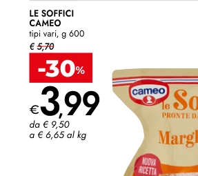 LE SOFFICI tipi vari, g 600 - Cameo