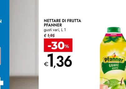 NETTARE DI FRUTTA gusti vari, L 1 - Pfanner