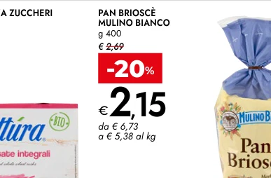 PAN BRIOSCÈ g 400 - Mulino Bianco