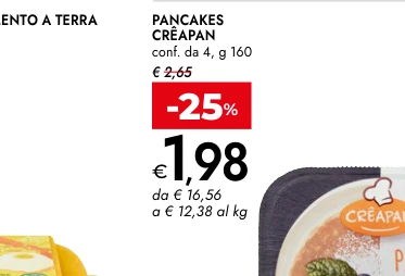 PANCAKES CRÊAPAN conf. da 4, g 160