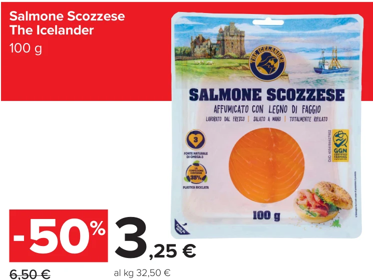 Salmone Scozzese The Icelander 100 g