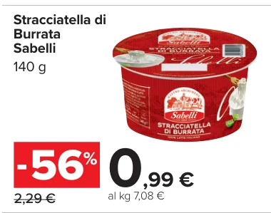 Stracciatella di Burrata Sabelli 140 g