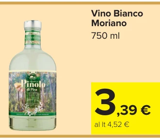 Vino Bianco Moriano 750 ml