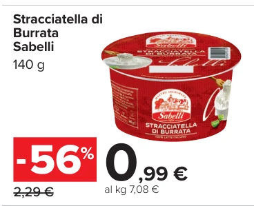Stracciatella di Burrata Sabelli 140 g