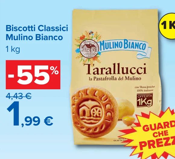 Biscotti Classici Mulino Bianco 1 kg