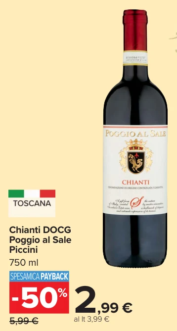 Chianti DOCG Poggio al Sale Piccini 750 ml