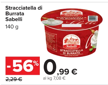 Stracciatella di Burrata Sabelli 140 g