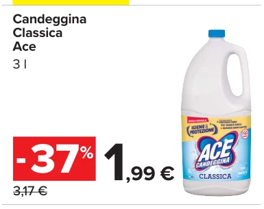 Candeggina Classica Ace 3 l