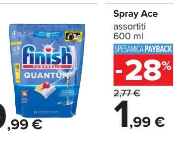 Spray Ace assortiti 600 ml