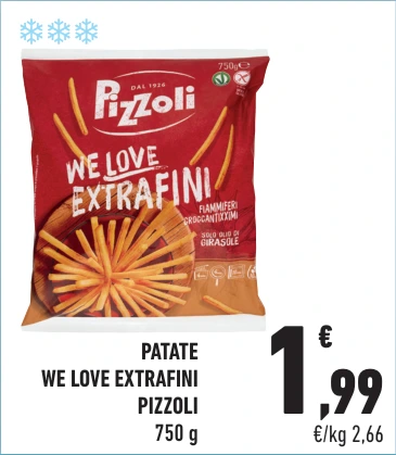 Patate We Love Extrafini Pizzoli