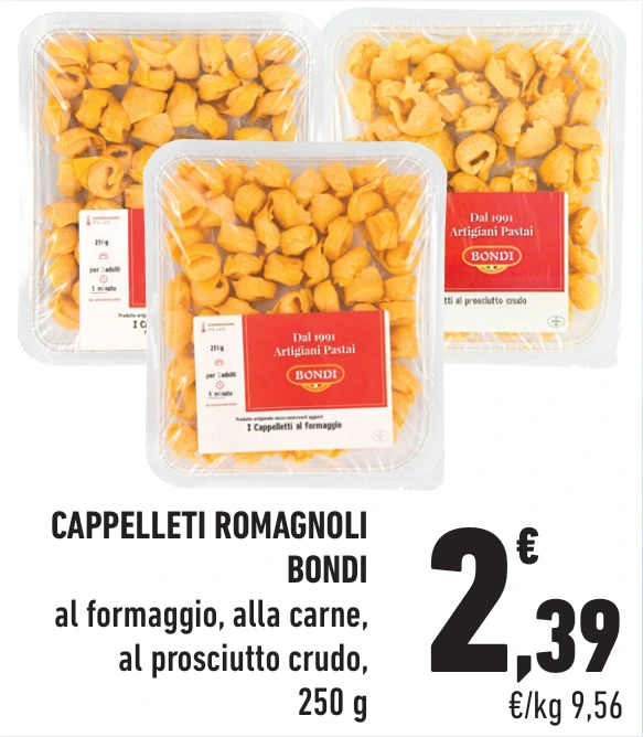 Cappelletti romagnoli Bondi