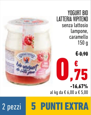 YOGURT BIO LATTERIA VIPITENO