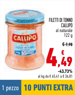 FILETTI DI TONNO CALLIPO