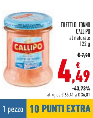 FILETTI DI TONNO CALLIPO
