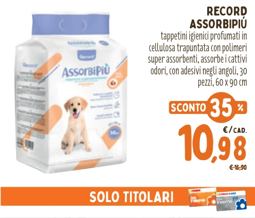 RECORD ASSORBIPIÚ