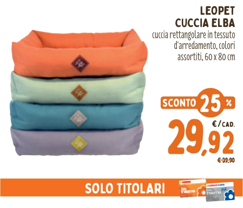 LEOPET CUCCIA ELBA