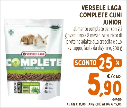 VERSELE LAGA COMPLETE CUNI JUNIOR