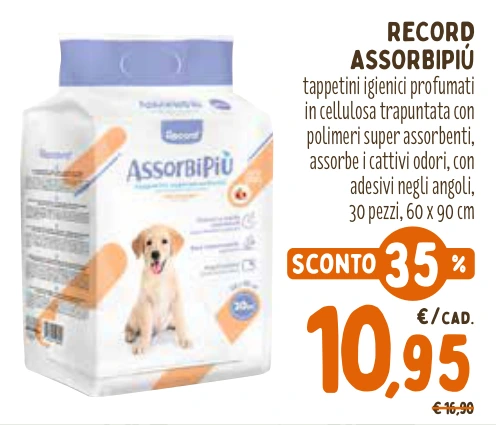 RECORD ASSORBIPIÚ