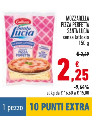 MOZZARELLA PIZZA PERFETTA SANTA LUCIA