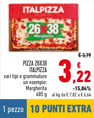 PIZZA 26X38 ITALPIZZA