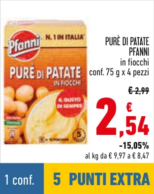 PURÈ DI PATATE PFANNI